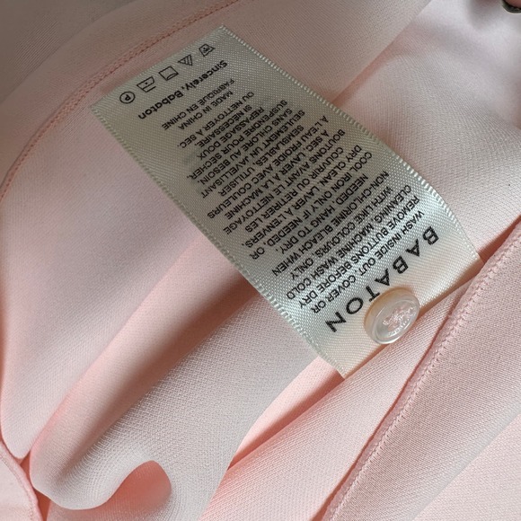 Aritzia Babaton Hamptons Dress Soft Blush Pink NEW Size 0 - Picture 11 of 13